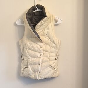 Lululemon Athletica Ivory Quilted Vest